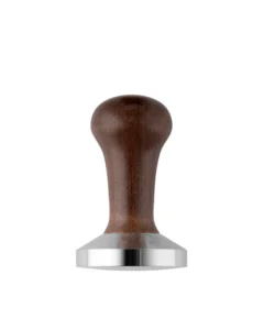 Motta Tamper 58mm – Base Convexa y Mango de Madera Marrón