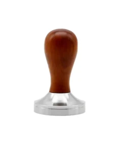 Tamper Studio Barista 58mm – Base Plana y Mango de Madera