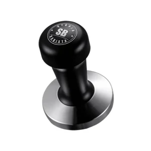 Tamper Clásico Studio Barista 58mm - Base Plana Negro